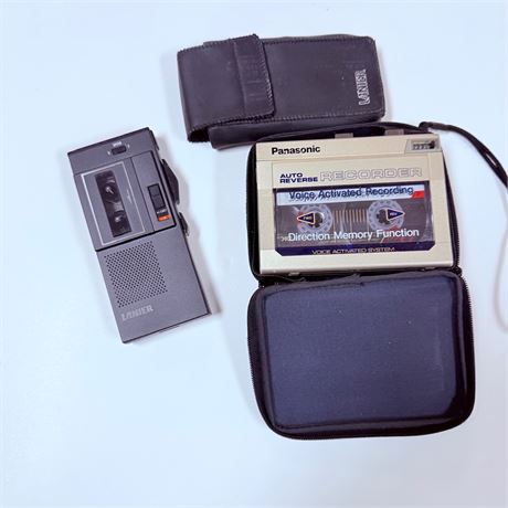 Vintage Cassette Recorder Lot