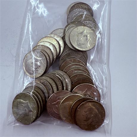 $20 Kennedy 40% Silver Half Dollars