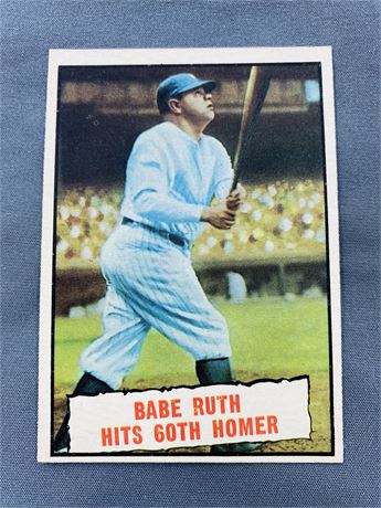 1961 Topps Babe Ruth Card
