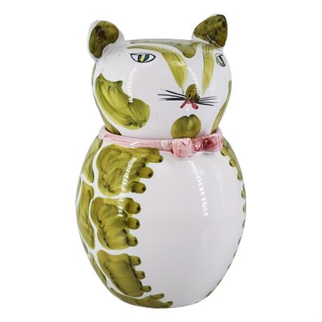Mid-Century Fratelli Fanciullacci Ceramic Cat Cookie Jar