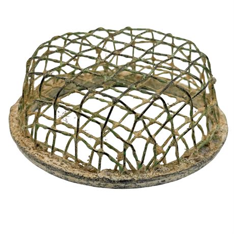Vintage Metal Cage-Style Flower Frog