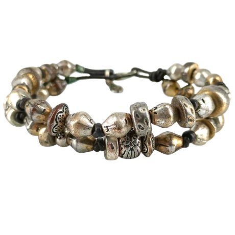 Boho Silver-Tone Beaded Bracelet – Lucky Brand