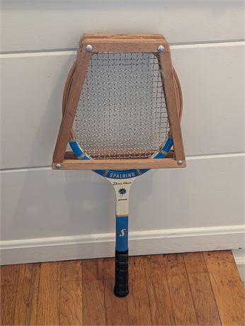 Vintage Spalding Doris Hart Monogram Tennis Racquet