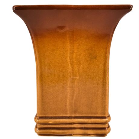Vintage Roseville #299 Brown Ceramic Vase