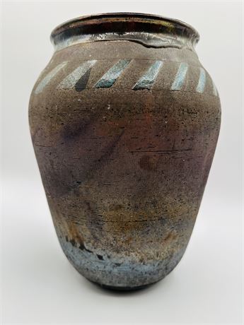 Raku Large vase