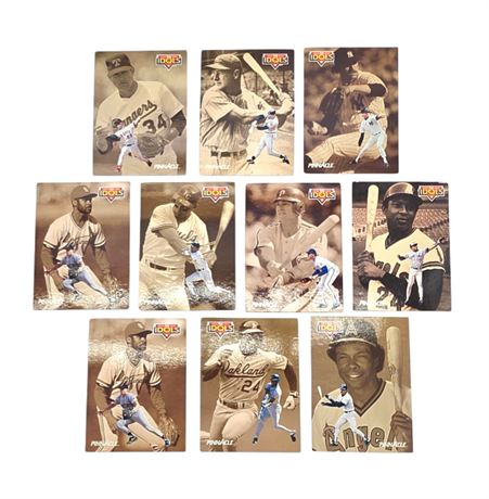 Large Lot of Pinnacle Baseball Cards, The Idols