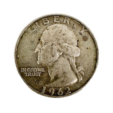 1962 Silver Washington Quarter