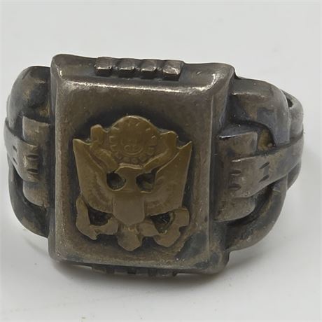.925 Scottish right silver ring