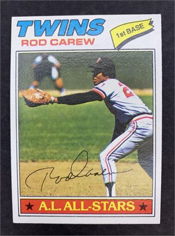 1977 TOPPS A.L. ALL-STARS #120 Rod Carew Twins Baseball Card