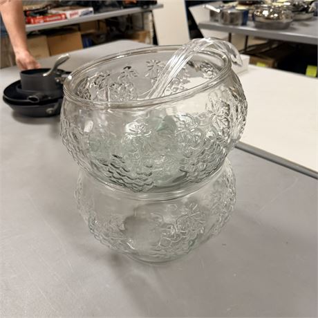 Vintage Punch Bowl Set