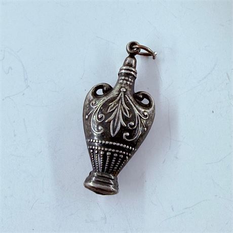 5.4g Sterling Poison Bottle Pendant