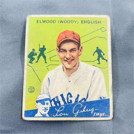 1934 Goudey Woody English #4
