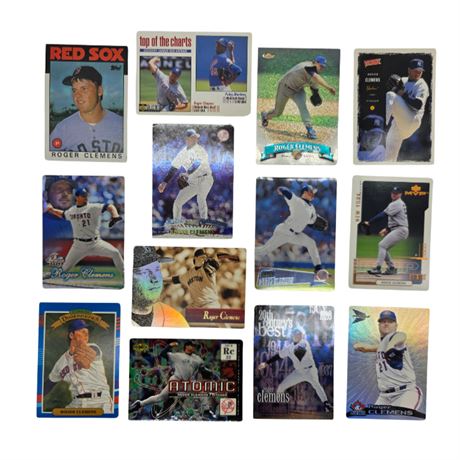 Large Lot of Roger Clemens Cards