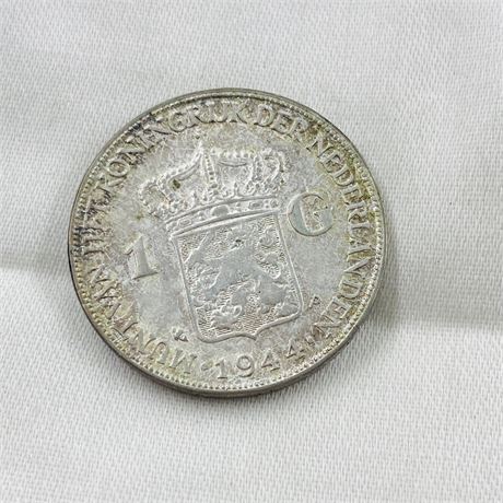 BU 1944 Netherland Curaçao 1 Guilden