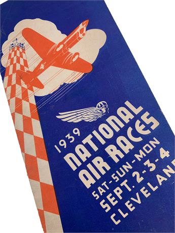 1939 Cleveland Ohio National Air Races Brochure