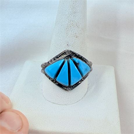 10g Navajo Sterling Ring Size 13.5