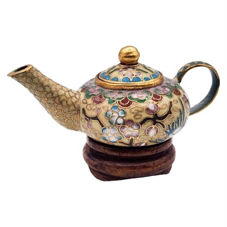 Mini Cloisonné Tea Pot