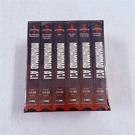 Muhammad Ali VHS Box Set