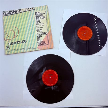 Aerosmith Live Bootleg Vinyl Record