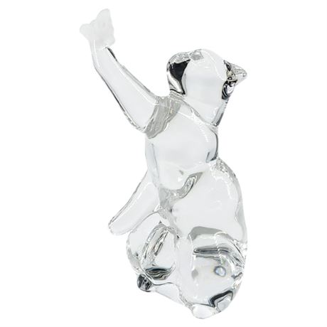 Vintage Lenox Crystal "Fancy Cat: Fascination" Cat & Butterfly Figurine
