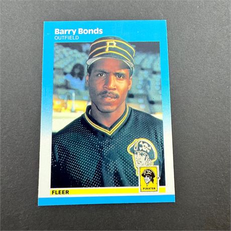 1987 Fleer Barry Bonds #604