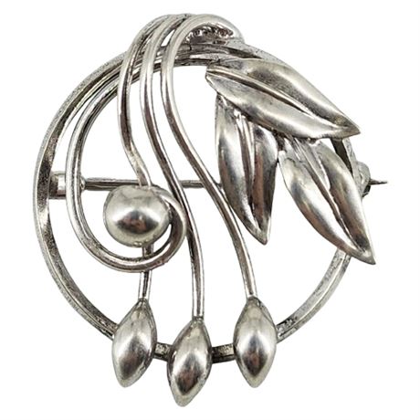 Vintage BENNETT & BRADFORD Sterling Silver Brooch