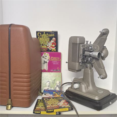 Vintage Revere 8MM Movie Projector & Movies