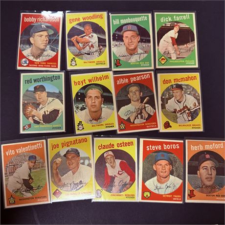 1958 Topps Set Break Lot
