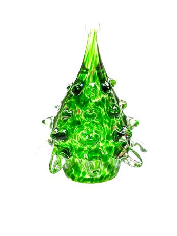 Blown Glass Christmas Tree