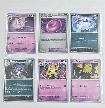 2024 Pokemon cards, Lot of 6