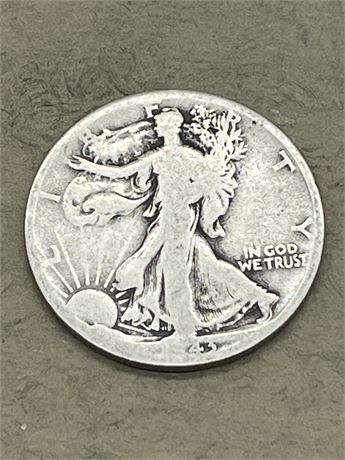 1943 D Walking Liberty Half Dollar