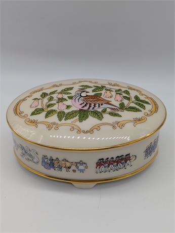Lenox USA Christmas Box "A Partridge in a Pear Tree"