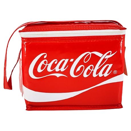 Vintage Coca-Cola Vinyl Lunch Bag Cooler