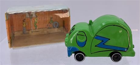 1970s Hallmark Flash the Garbage Eater Truck Road Rovers Hong Kong Metal Toy Car