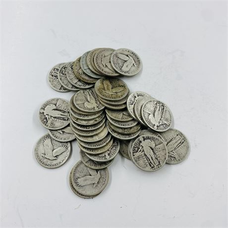 $10 UNSEARCHED Standing Liberty Quarters