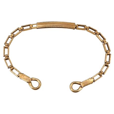 Vintage Gold Filled Ladies' Adjustable Length Chain Watch Band