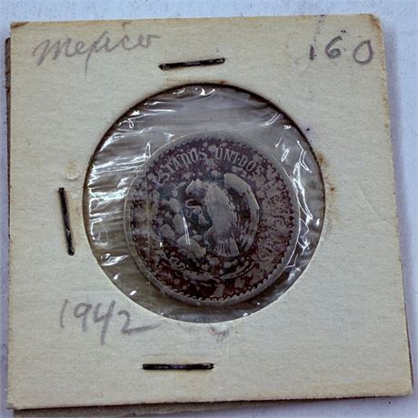 1942 Mexico 10 Centavos