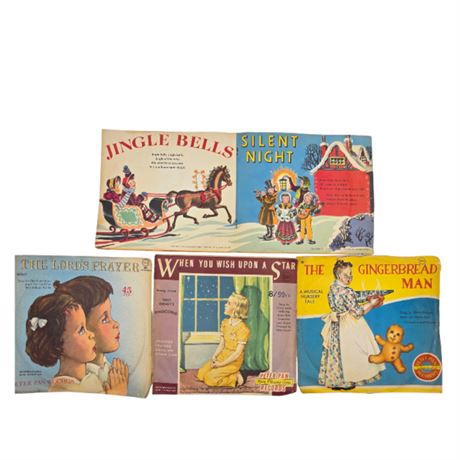 VTG Lot of Children's 45's