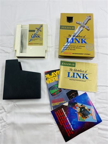 NES Adventure of Link CIB w/ Manual + Inserts