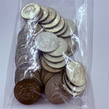 $20 Kennedy 40% Silver Half Dollars