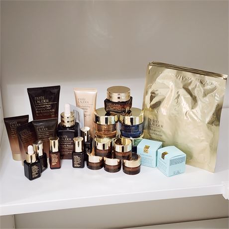 Lot of New and/or Lightly Used Estee Lauder Skin Care Products