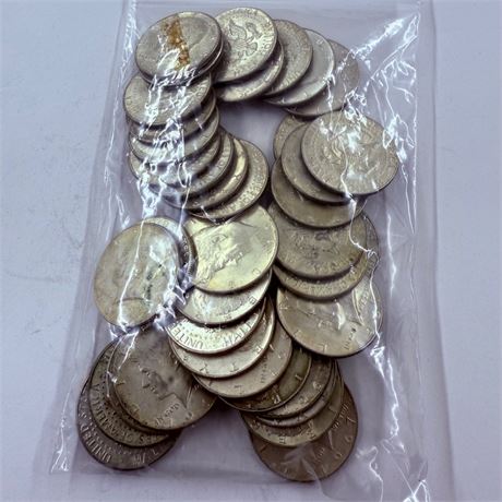 $20 Kennedy 40% Silver Half Dollars
