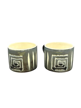 MCM Mikasa Pottery Craft Firesong Mugs - 2