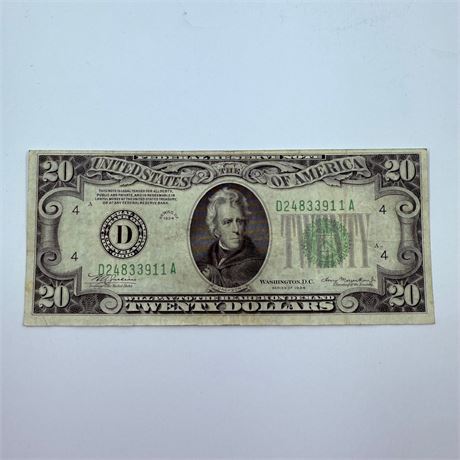 1934 $20 Bill
