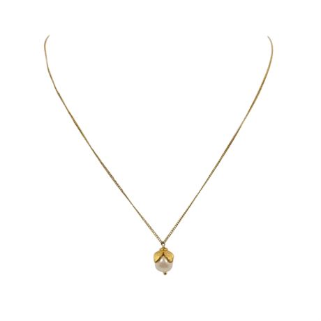 Julie Vos Freshwater Pearl Pendant Necklace