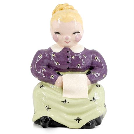 Vintage Betty Lou Nichols California Pottery "Olga" Figurine