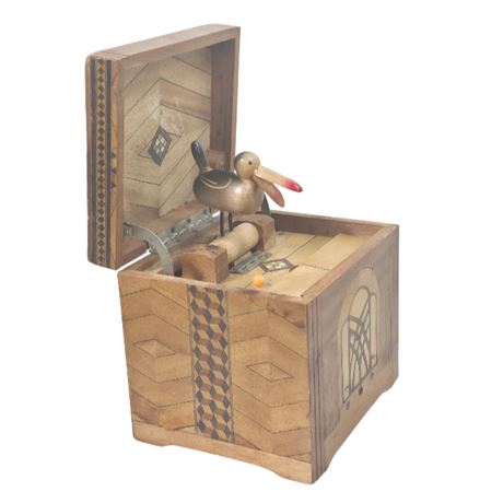 Vintage Mechanical Cigarette Box, Made in Japan
