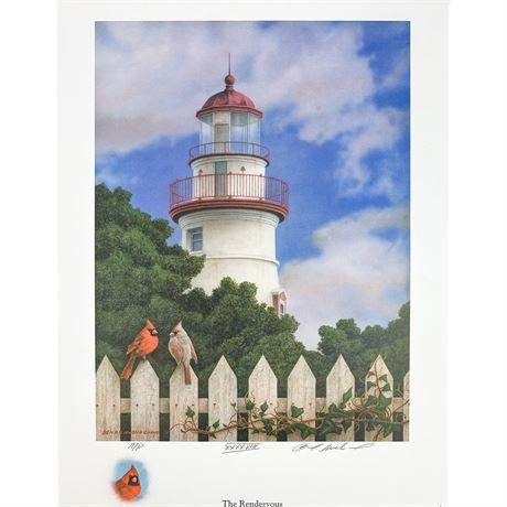 Lithographic Print of "The Rendezvous" by Artist Ben Richmond