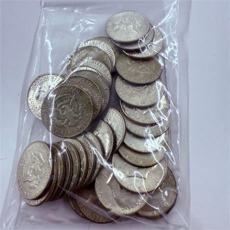$20 Kennedy 40% Silver Half Dollars