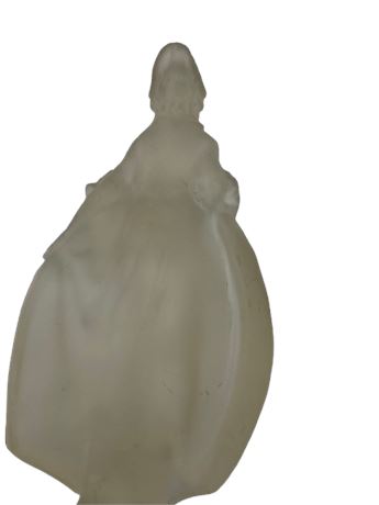 Frosted glass Vintage, Victorian lady
